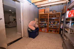 View of storage area