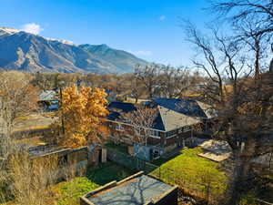 View of mountain background