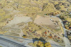 Aerial view of property's location featuring rural landscape