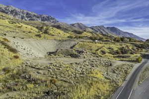 View of mountain background
