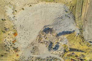Aerial overview of property's location with a desert landscape and rural landscape
