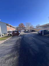 View of asphalt street