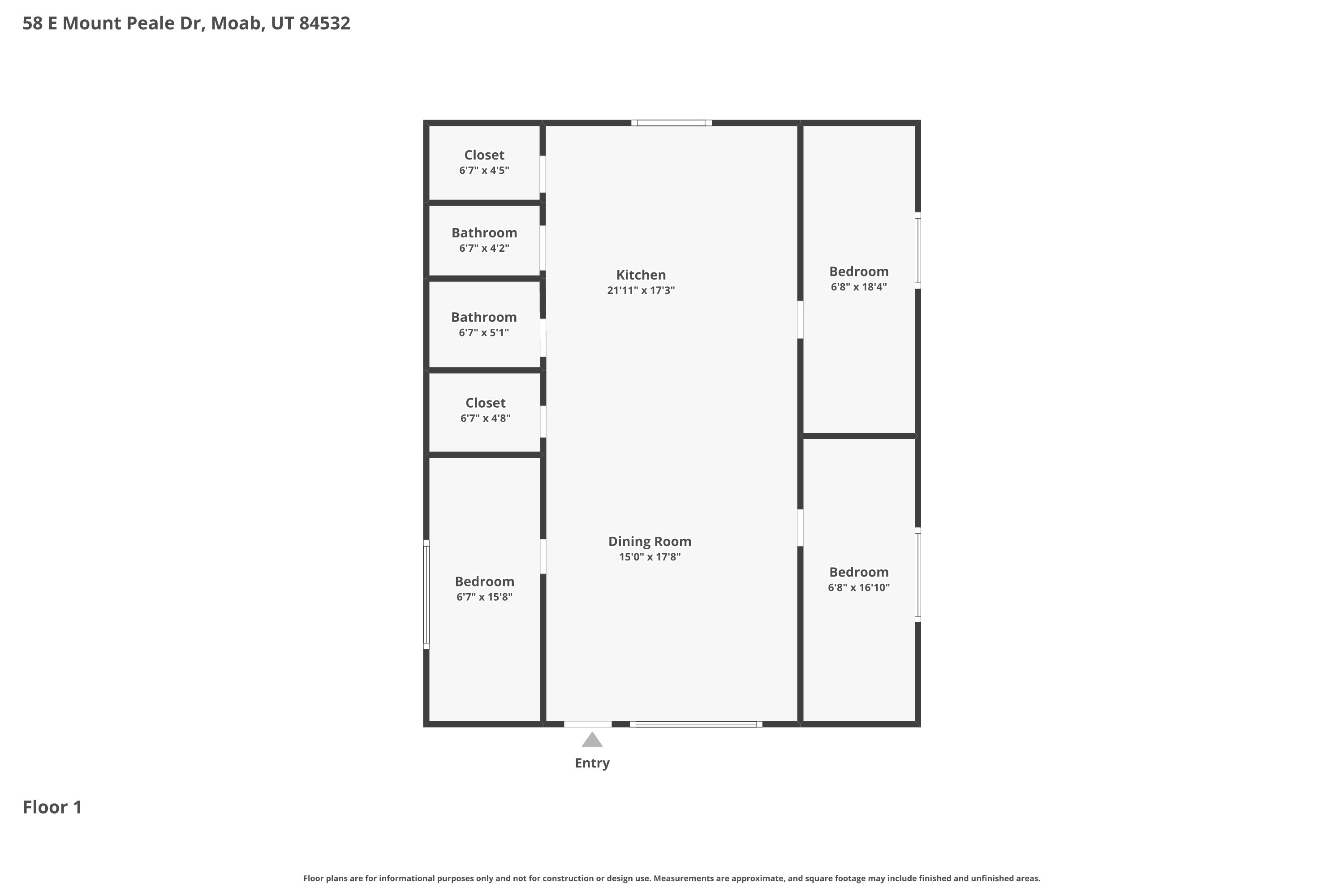 View of home floor plan