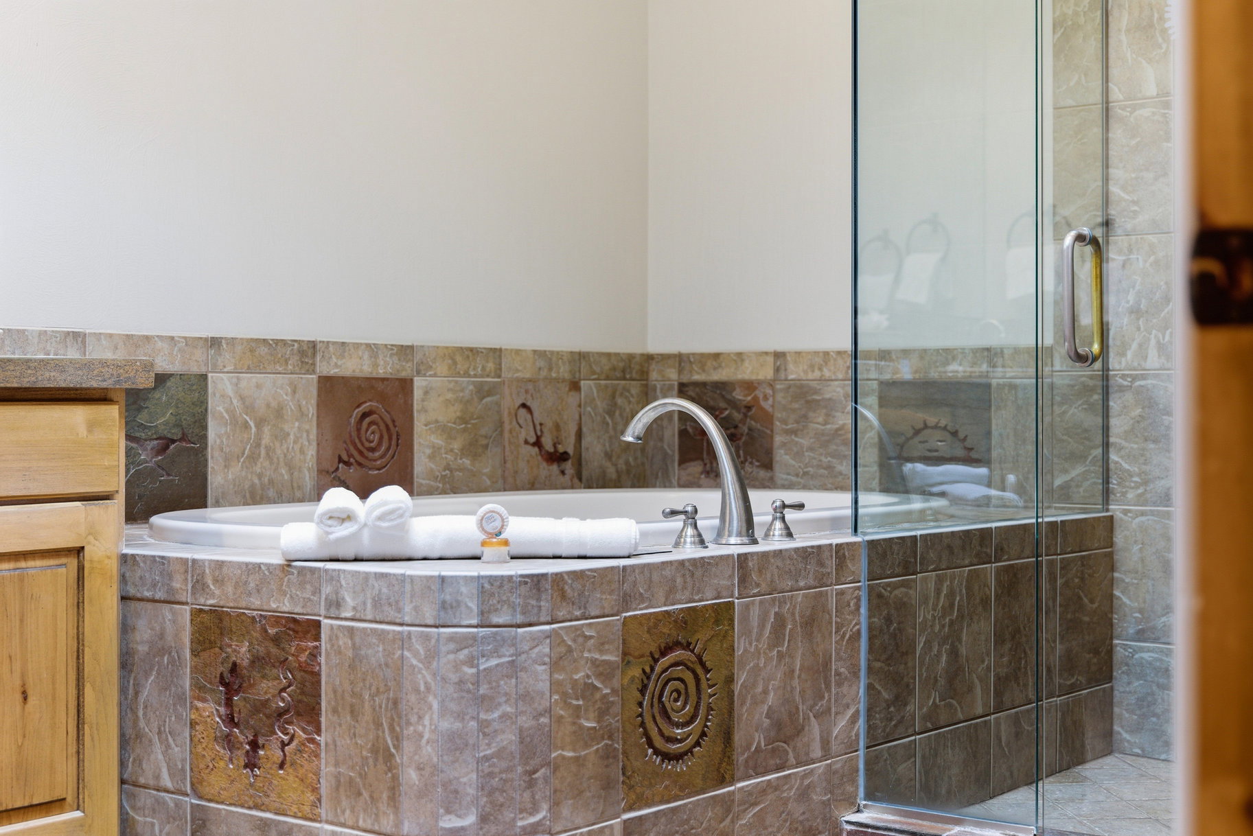 Bathroom featuring a bath