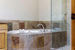 Bathroom featuring a bath