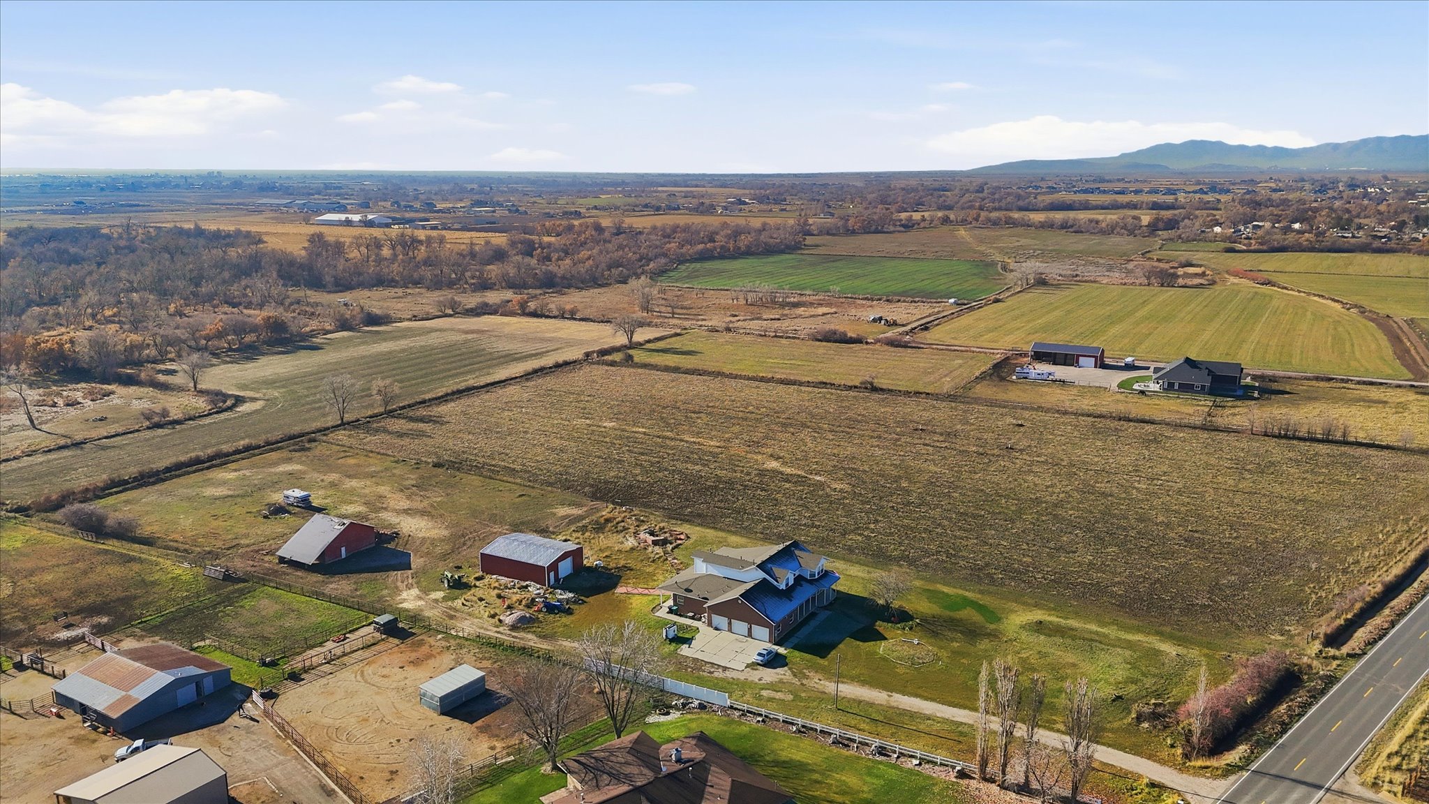 View of property location with rural landscape and farmland