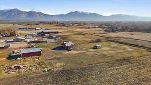 Drone / aerial view of mountains