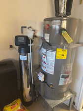 Utilities featuring secured water heater