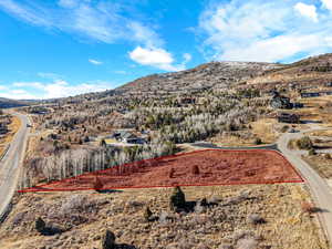 View of mountain background