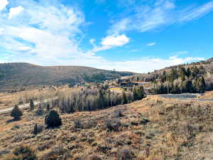 View of mountain background