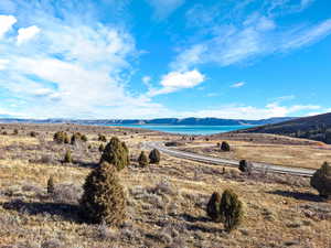 View of mountain background