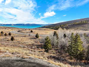 View of mountain background