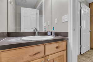 Half bath right off the Laundry/Mudroom/garage