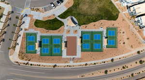 Aerial overview of property's location