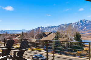 View of mountain backdrop