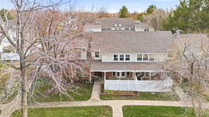 Aerial view of property and surrounding area