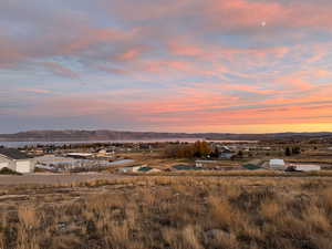 View of mountain background