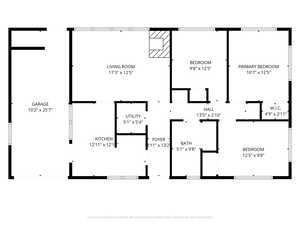 View of floor plan / room layout
