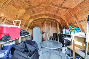 View of storage area