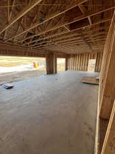 Miscellaneous room featuring concrete floors