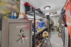Storage room featuring washer / clothes dryer