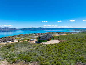 Water view featuring a mountain backdrop