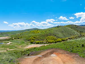 View of mountain background