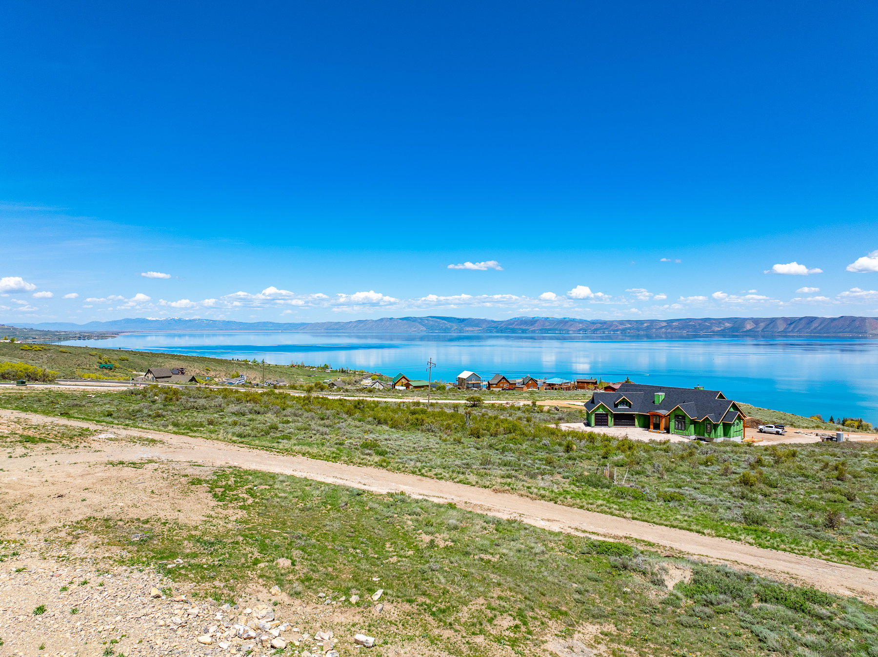 Water view with a mountain backdrop