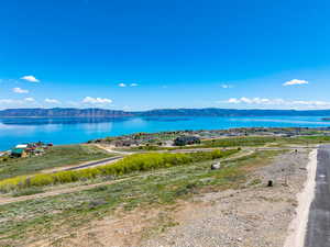 Water view with mountains
