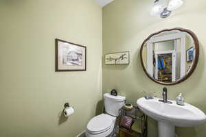 Half bath on Main Floor