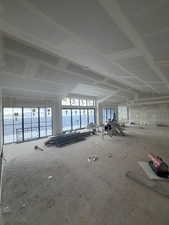 Living room to kitchen view