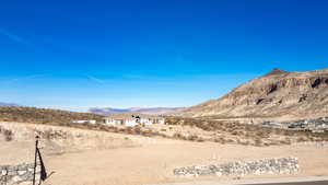 View of mountain background