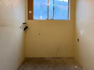 Basement featuring plenty of natural light