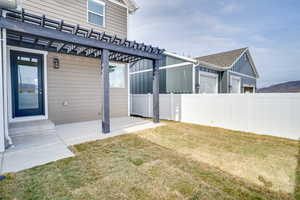 View of yard featuring a patio area