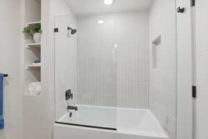 Bathroom with  shower combination