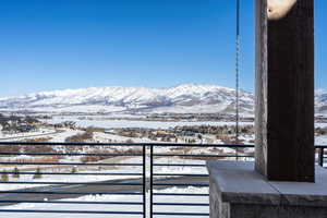 View of mountain backdrop