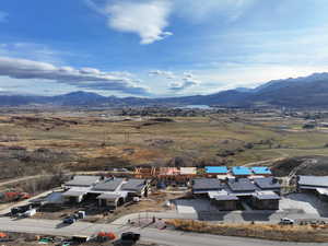 Drone views of the valley and Pineview Reservoir