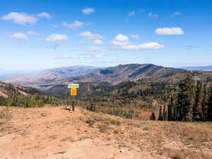 View of mountain background