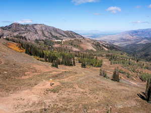 View of mountain backdrop