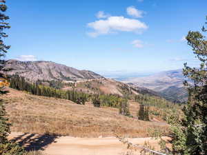 View of mountain background