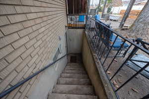 View of stairs