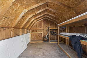 View of storage area