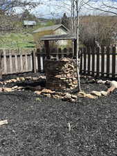 View of yard featuring a gazebo