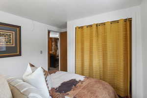 Bedroom with a closet