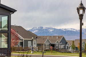 View of mountain background