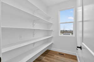 View of storage area