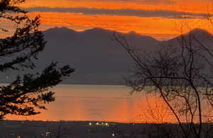 View of mountain backdrop