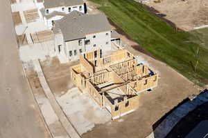 View from above of property