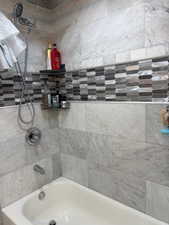 Full bath with shower / bath combination