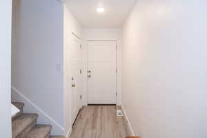 Entry with garage access